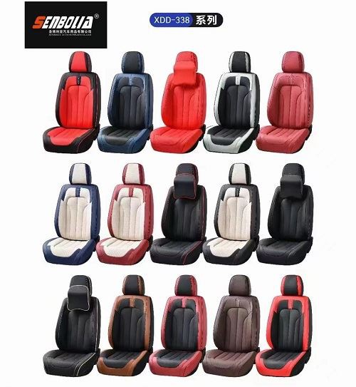 Læder bilsædepude Universal sømløst betræk